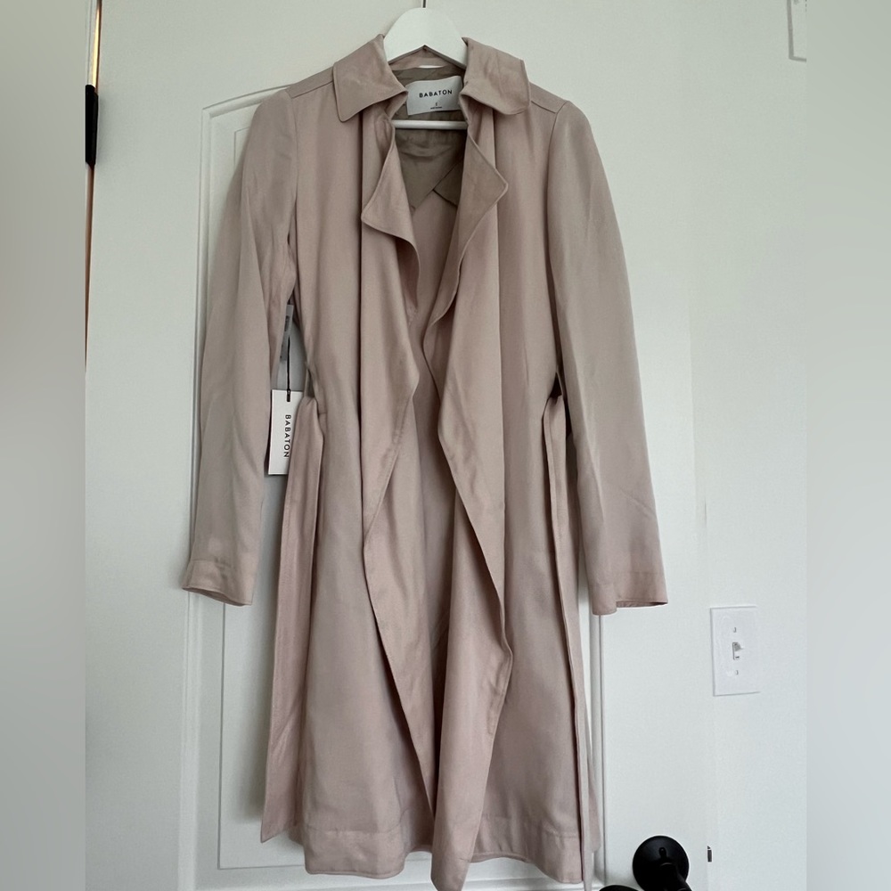 Aritzia Babaton Maximo Trench - Size S - Color Denude - Picture 5 of 6